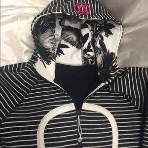 Stripe Lululemon Scuba Hoodie